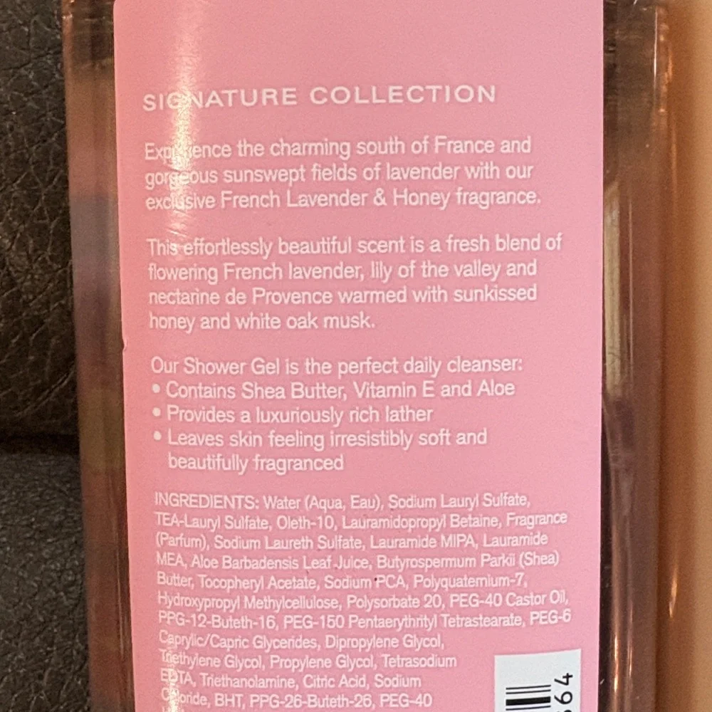 Bath and body French lavender and honey body wash an mango mandarin lotion